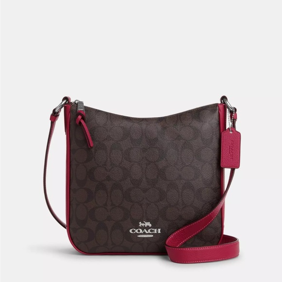NWT Coach Elli File Bag In Signature Canvas crossbody, messenger bag - Picture 1 of 8